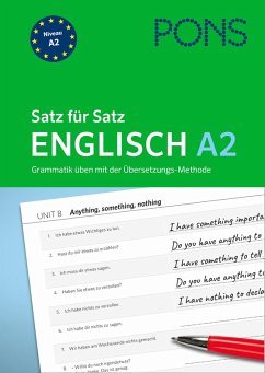 Cover PONS Satz für Satz Englisch A2