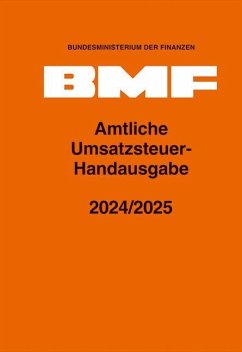 Cover Amtliche Umsatzsteuer-Handausgabe 2024/2025