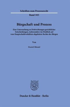 Cover Bürgschaft und Prozess