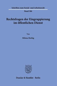 Cover Rechtsfragen der Eingruppierung im öffentlichen Dienst