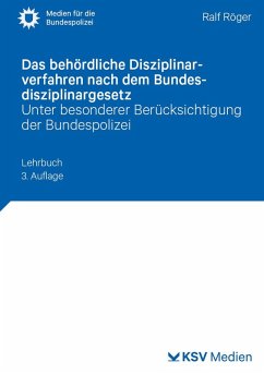 Cover Das behördliche Disziplinarverfahren nach dem Bundesdisziplinargesetz