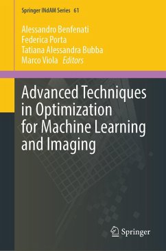 Cover Advanced Techniques in Optimization for Machine Learning and Imaging (eBook, PDF)