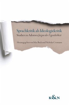 Cover Sprachkritik als Ideologiekritik (eBook, PDF)