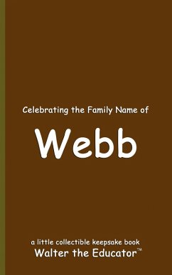 Cover Celebrating the Family Name of Webb