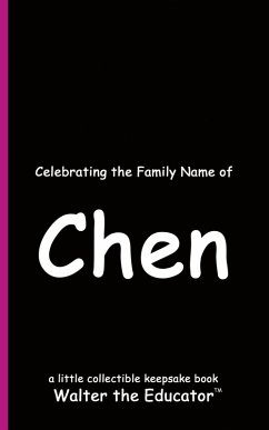 Cover Celebrating the Family Name of Chen