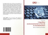 L¿équilibre environnemental à l¿ère de la mondialisation