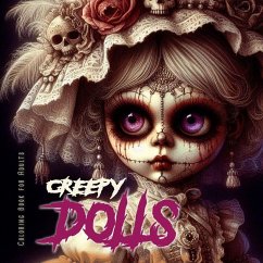 Cover Creepy Dolls Coloring Book for Adults