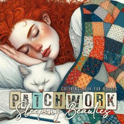Patchwork Sleeping Beauties Coloring Book for Adults - Publishing, Monsoon