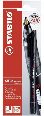 Folienstift - STABILO OHPen universal - permanent fein - Einzelstift - schwarz