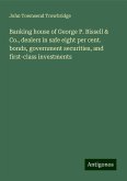 Banking house of George P. Bissell & Co., dealers in safe eight per cent. bonds, government securities, and first-class investments