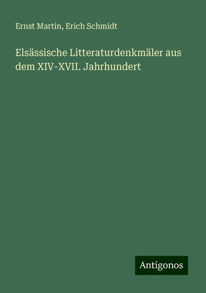 Elsässische Litteraturdenkmäler aus dem XIV-XVII. Jahrhundert Elsässische Litteraturdenkmäler aus dem XIV-XVII. Jahrhundert
