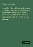 A-saddle in the wild West: a glimpse of travel among the mountains, lava beds, sand deserts, adobe towns, Indian reservations, and ancient pueblos of southern Colorado, New Mexico, and Arizona A-saddle in the wild West: a glimpse of travel among the mountains, lava beds, sand deserts, adobe towns, Indian reservations, and ancient pueblos of southern Colorado, New Mexico, and Arizona