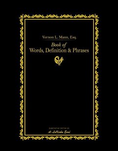 Cover Book of Words, Definitions, & Phrases (eBook, ePUB)