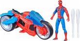 Spiderman Web-Motorrad 10cm Fahrzeug und Figur Spiderman Web-Motorrad 10cm Fahrzeug und Figur