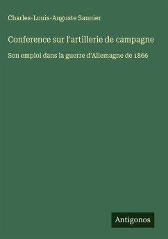 Cover Conference sur l'artillerie de campagne