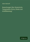 Bemerkungen über Homerische Topographie (Pylos, Ithaka und Schiffskatalog)