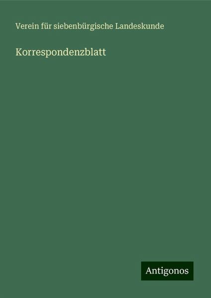 Korrespondenzblatt Korrespondenzblatt