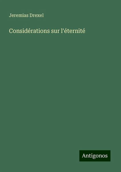 Considérations sur l'éternité