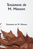 Testament de M. Meeson