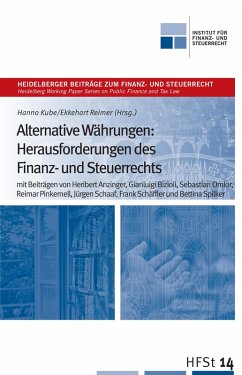 Cover Alternative Währungen: Herausforderungen des Finanz- und Steuerrechts (eBook, PDF)
