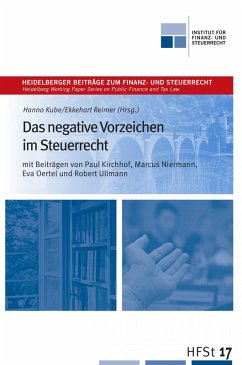 Cover Das negative Vorzeichen im Steuerrecht (eBook, PDF)
