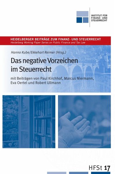 Das negative Vorzeichen im Steuerrecht (eBook, PDF)