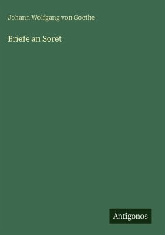 Cover Briefe an Soret