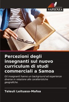 Cover Percezioni degli insegnanti sul nuovo curriculum di studi commerciali a Samoa