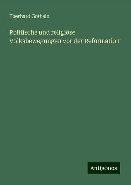 Politische und religiöse Volksbewegungen vor der Reformation Politische und religiöse Volksbewegungen vor der Reformation