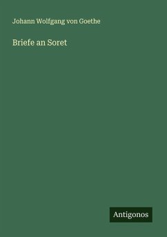 Cover Briefe an Soret