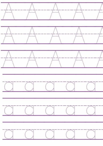 Oppgavebok for å spore ABC-bokstaver for barn: lære å skrive alfabetet. Håndskrift aktivitetsbok for førskolebarn, barnehager