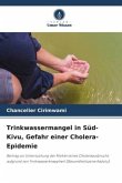 Trinkwassermangel in Süd-Kivu, Gefahr einer Cholera-Epidemie Trinkwassermangel in Süd-Kivu, Gefahr einer Cholera-Epidemie