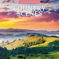 Cover Country Scenes 2025 Square Wall Calendar