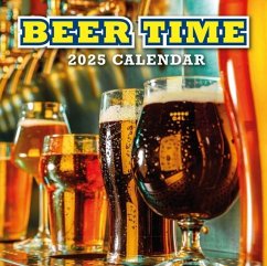 Cover Beer Time 2025 Square Wall Calendar