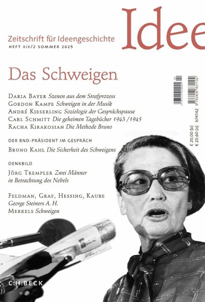 Zeitschrift für Ideengeschichte Heft XIX/2 Sommer 2025 Zeitschrift für Ideengeschichte Heft XIX/2 Sommer 2025