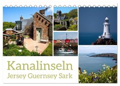 Kanalinseln - Jersey Guernsey Sark (Tischkalender 2025 DIN A5 quer), CALVENDO Monatskalender