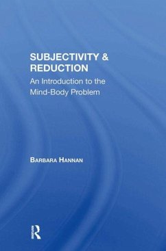Subjectivity And Reduction - Hannan, Barbara