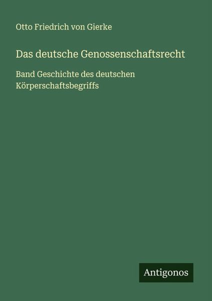 Das deutsche Genossenschaftsrecht Das deutsche Genossenschaftsrecht