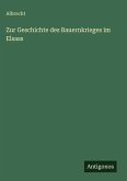 Zur Geschichte des Bauernkrieges im Elsass