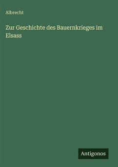 Cover Zur Geschichte des Bauernkrieges im Elsass