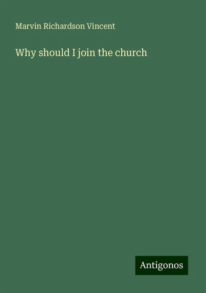 Why should I join the church Why should I join the church