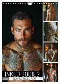 Inked Bodies - Sexy Tattooed Men (Wall Calendar 2025 DIN A4 portrait), CALVENDO 12 Month Wall Calendar