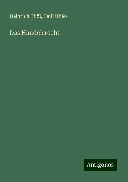Das Handelsrecht Das Handelsrecht