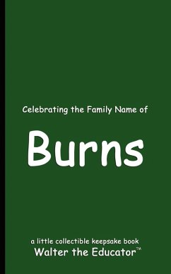 Cover Celebrating the Family Name of Burns