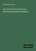 Zur Geschichte der Kritik und Erklärung des Hildebrandsliedes