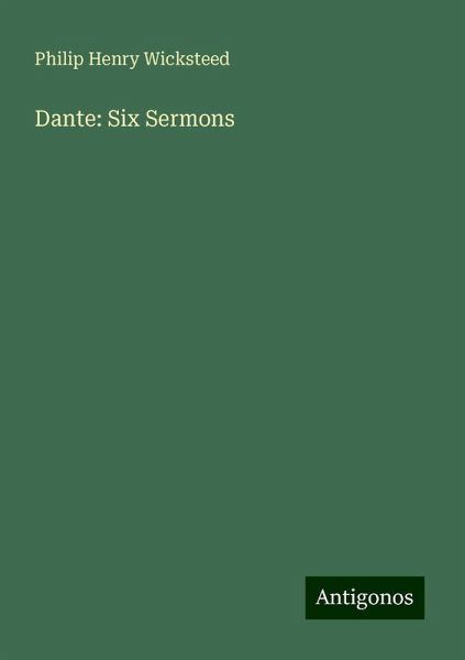 Dante: Six Sermons