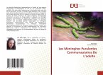 Les Méningites Purulentes Communautaires De L¿adulte