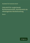 Zeitschrift für vergleichende Rechtswissenschaft, einschliesslich der ethnologischen Rechtsforschung