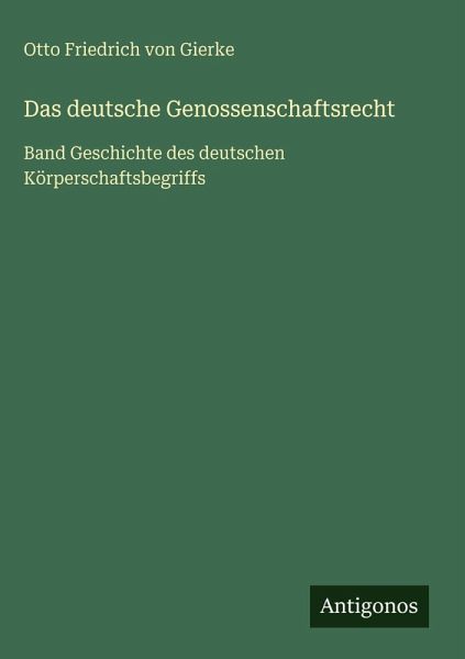 Das deutsche Genossenschaftsrecht