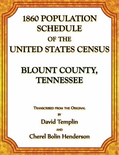 1860 Population Schedule of the United States Census - Templin, David